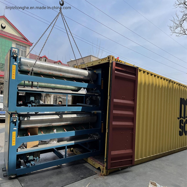 Air Piston Heavy Duty 4 rolos Máquina de espalhador de cola de folheado