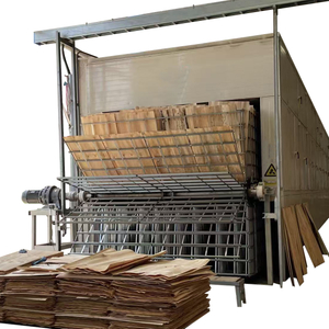Máquina automática de secagem de folheado de madeira para produção de madeira compensada