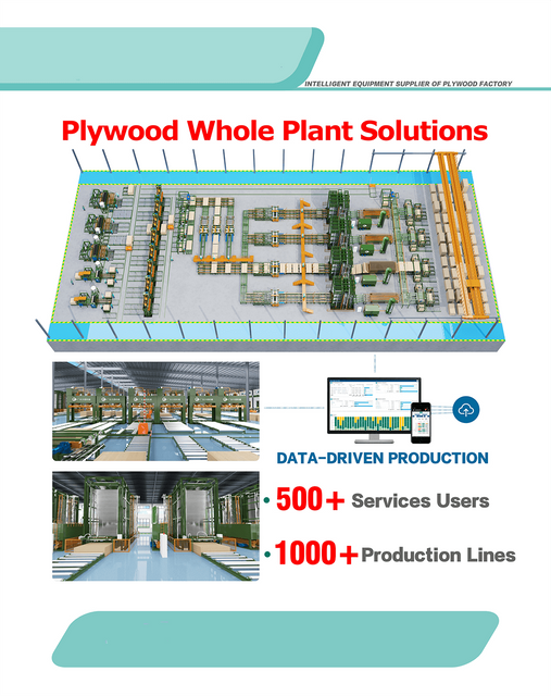 Soluções de plantas inteiras de madeira compensada