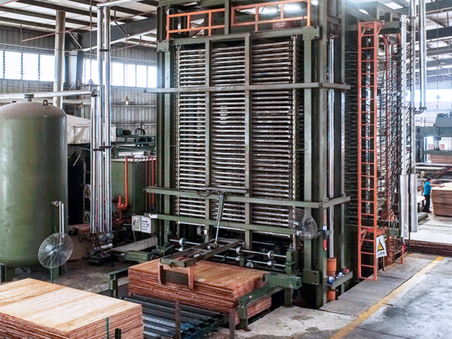 Woodworking de m&aacute;quina de prensa quente de madeira compensada