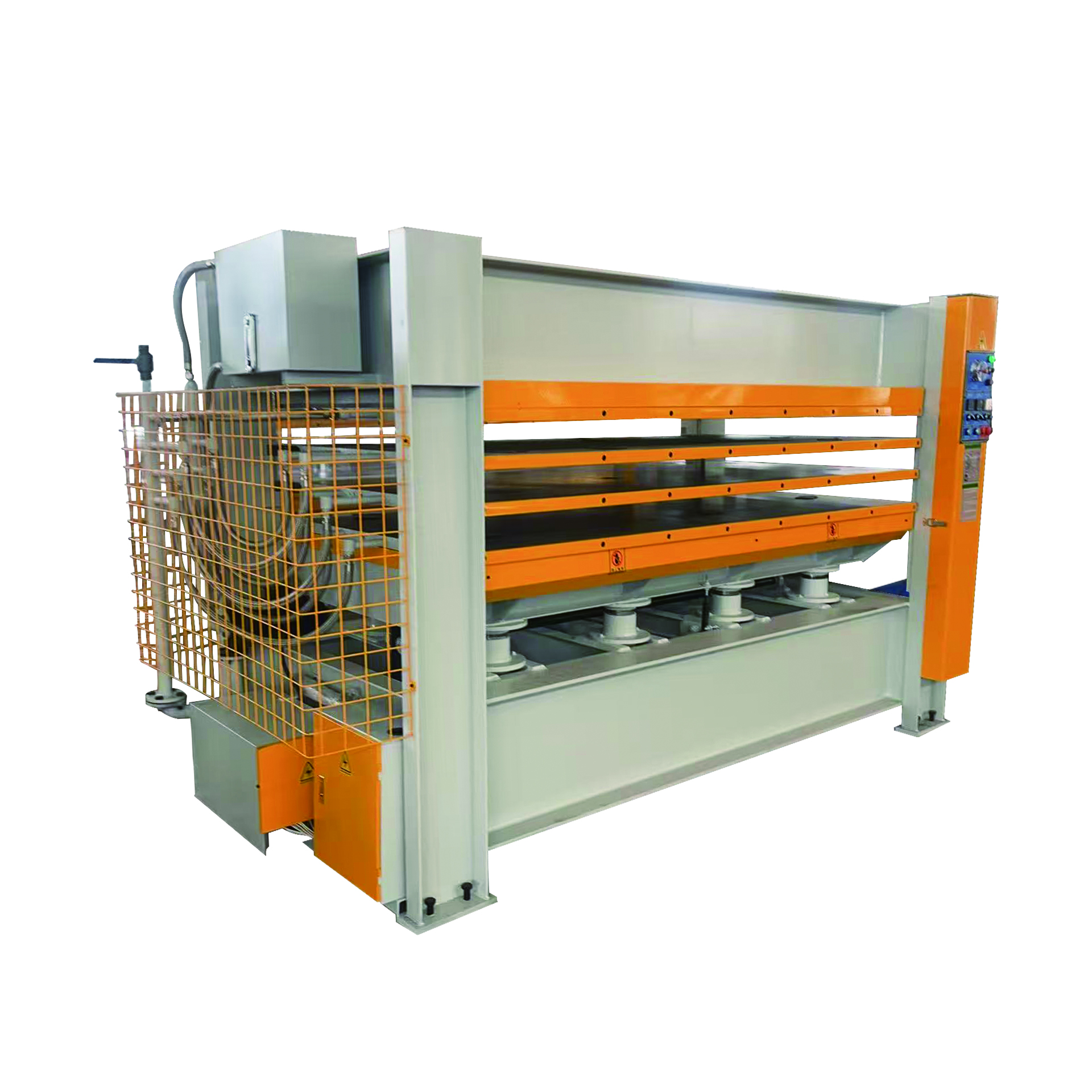 160 toneladas de prensa quente para porta de madeira com 3 camadas