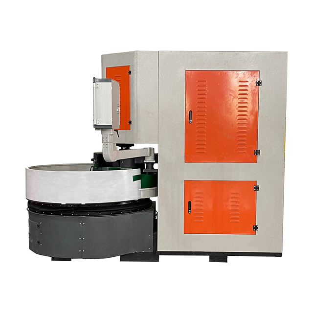 Máquina de moagem de superfície redonda vertical CNC para acessórios de hardware